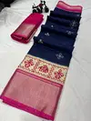 Wow Super Dola Silk Jacquard Border Non Catalog Sarees Wholesale Shop In Surat
